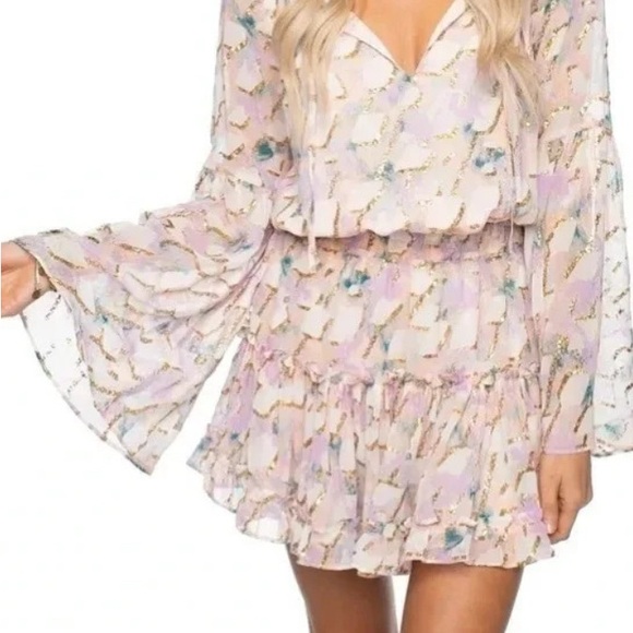 BUDDY‎ LOVE Floral Bell Sleeve Dress - Picture 1 of 11
